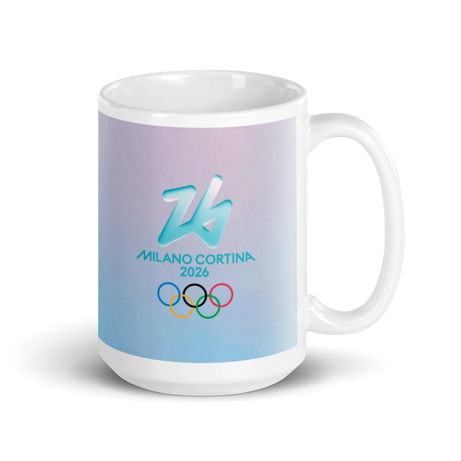 Milan Cortina 2026 Winter Olympic Biathlon Ceramic Mug