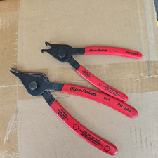 Blue Point Snap Ring Pliers PR-34a & PR-129a Internal External Used Hand Tools