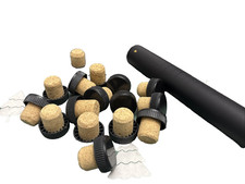 Wine Bottling Pack-Includes 16 Standard Size Corks Heat Shrink Capsules
