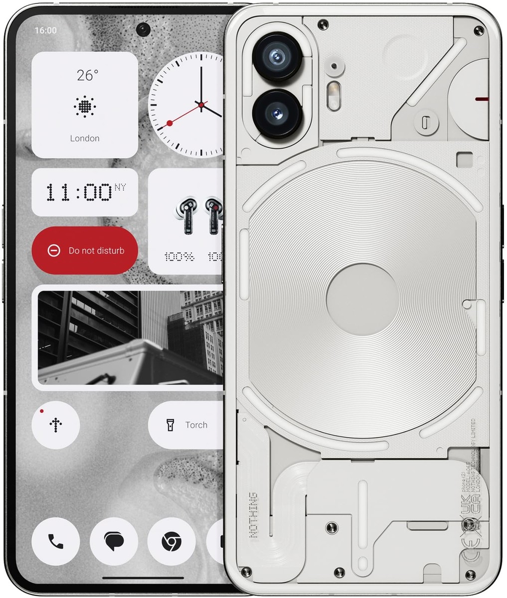 NothingPhone2 256GB ホワイト Nothing Phone (2) - 256 GB - White (Unlocked) for sale