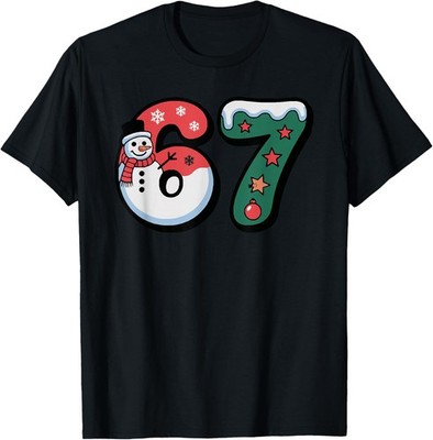 Cute Christmas 67 Winter Snowman Snowflake Gift Unisex T-Shirt