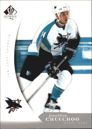 2005 SP Authentic Jonathan Cheechoo #82 card