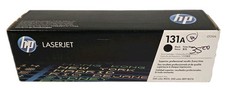 HP LaserJet 131A CF210A Black Toner Printer Cartridge, New