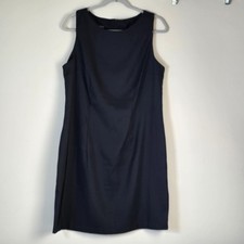 ALYX Shift Dress Womens 14 Black Sleeveless Event Professional Office Party Date