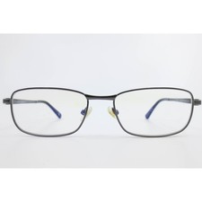 G Sport by Gargoyles Contract Gunmetal Rectangular Eyeglass Frames 55-17-145 GUN