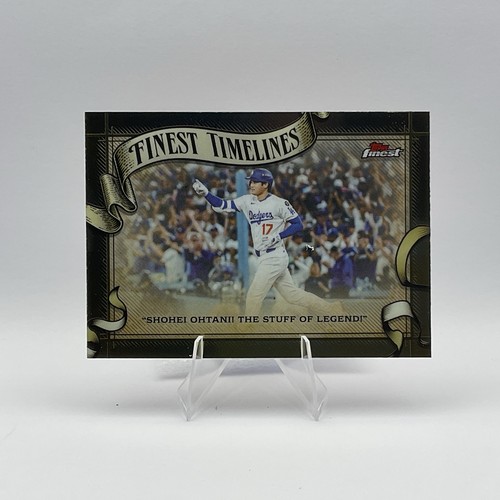 2026 Topps Finest Shohei Ohtani Finest Timelines Refractor #FT-23 Dodgers