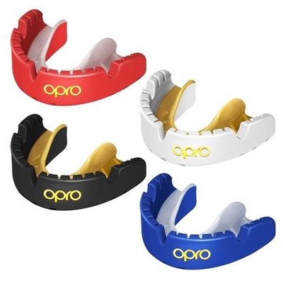 OPRO Zahnschutz Gold Braces 2025 - 5 Farben,Kampfsport,Rugby,Hockey,Handball