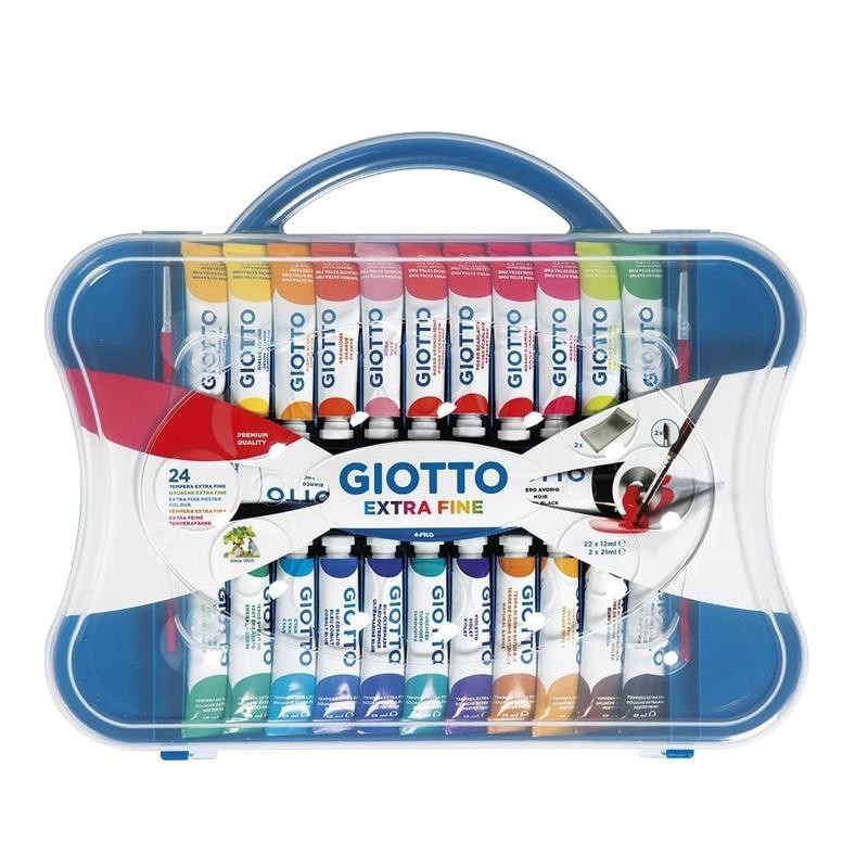 Giotto – Tempera Ultrafine Da 24 Tubetti Da 12 Ml