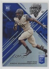 2017 Panini Elite Draft Picks Aspirations Blue 12/25 Zach Cunningham #128 7p8