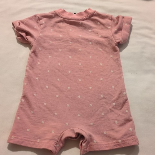 Carhartt Infant Girls Rompers 12M Yellow Bees Set Pink Short Sleeve - Picture 9 of 10