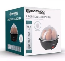 Daewoo Essentials Boiled Egg Cooker Electric Steamer Soft-Hard Boiler for 7 Eggs