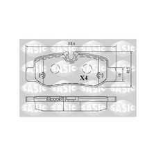 Kits de frein Mercedes CLASSE V