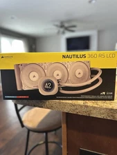 CORSAIR NAUTILUS 360 RS LCD Liquid CPU Cooler – 2.1" IPS LCD Screen  – RS120 Fan