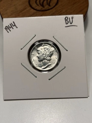 1944-D MERCURY DIME BU/UNC NICE COIN FREE SHIPPING