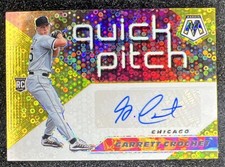 2021 Mosaic GARRETT CROCHET Quick Pitch Rookie RC Auto  #QPA-GC 1/10