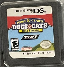 Paws and Claws Dogs and Cats Best Friends Nintendo DS Authentic  Tested/Works