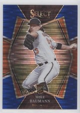 2022 Panini Select Premier Level Blue Pulsar Prizm 7/9 Mike Baumann #120 5w0