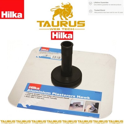 HILKA Aluminium Gipser Falke Rollkante abnehmbarer Kunststoffgriff UK KOSTENLOSER VERSAND