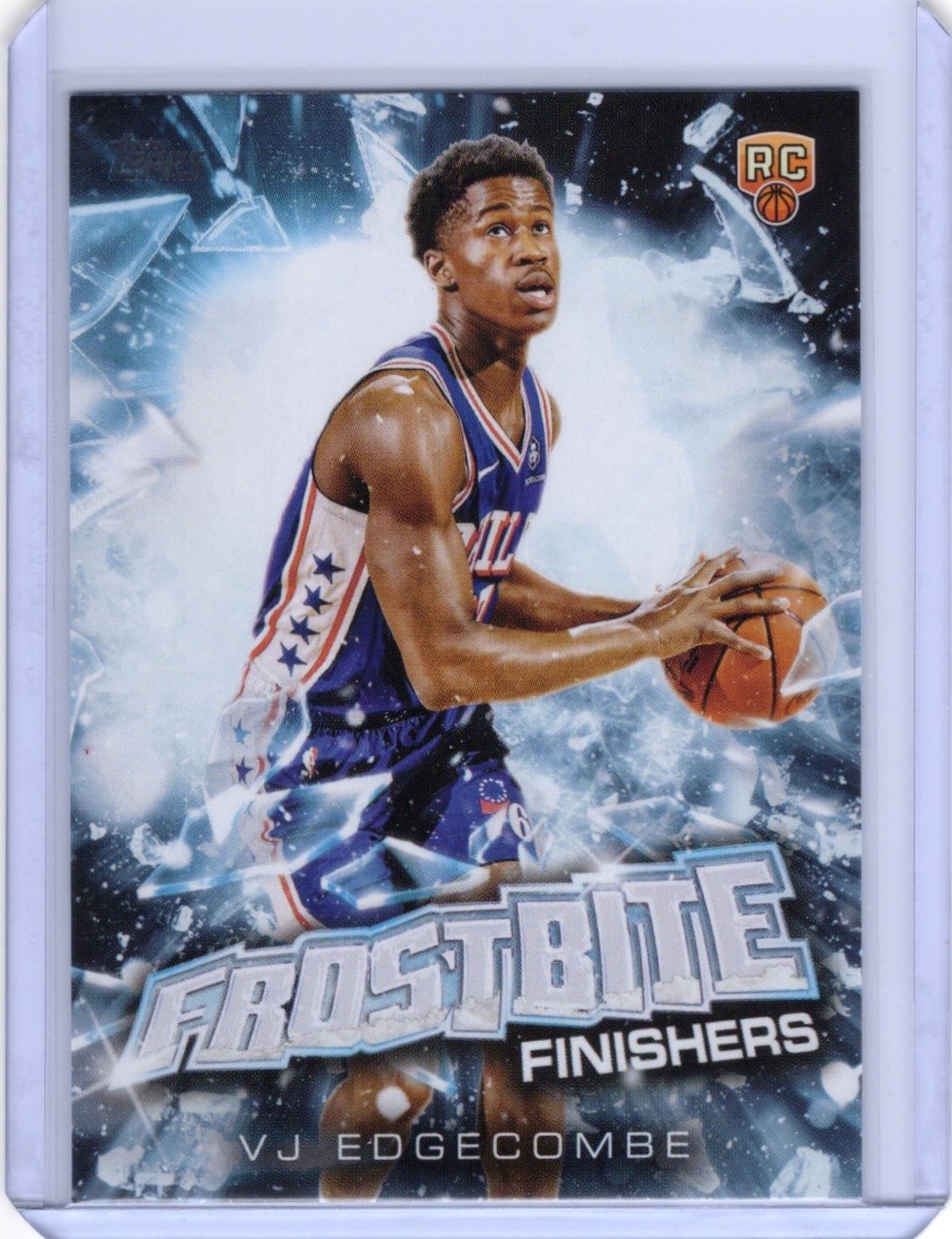 VJ Edgecombe 2025-26 Topps Holiday #FF-VE RC Frostbite Finishers CASE HIT