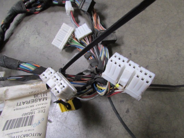 Maserati Spyder, Coupe, Navigation System Wire Harness, Used, P/N 184940