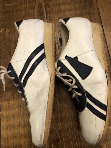 Vintage White Black Dallas Knitting Cheerleader Shoes 9 B - Picture 3 of 9