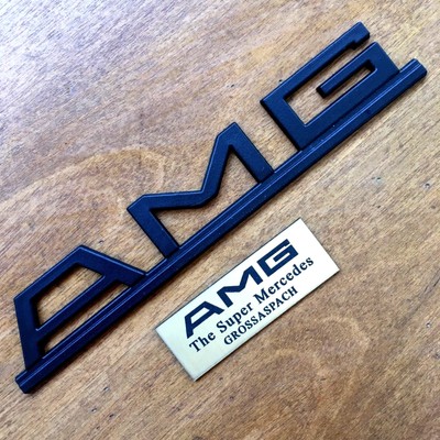 Amg Pre Merger Badge Logo Classic Vintage W107 W124 W126 R129 Sec 2 Logos Ebay
