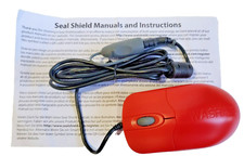 Seal Shield Silver Storm Medical Grade Mouse USB STM042RED. New OEM white box.