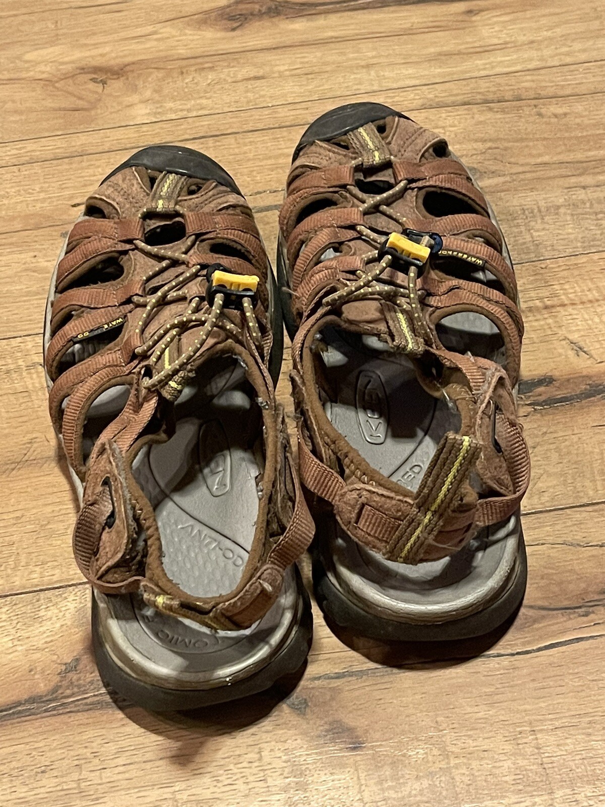 KEEN Newport sandali uomo pelle marrone sport acquatici escursionismo taglia 8 5