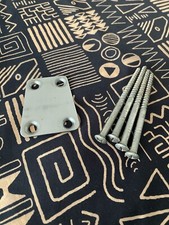 Eko neck plate + screws to fit Eko ranger vintage acoustic guitar. Italy