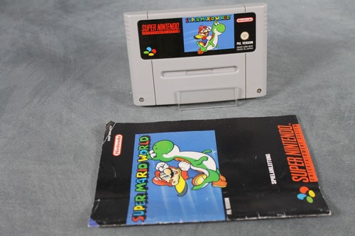 Super Mario World (SNES / Super Nintendo Spiel, 1992) - Modul mit Anleitung