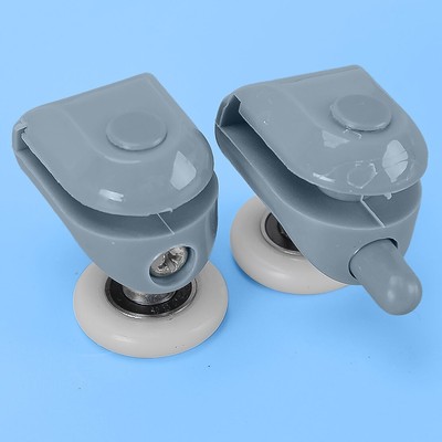2pcs Shower Screen Door Rollers Runners Wheels 25mm Top & Bottom Replacement B9