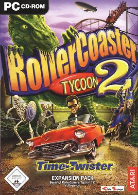 Rollercoaster Tycoon 2: Time Twister [AddOn]  OVP ind DVD Box