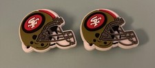 San Francisco 49ers Football Helmet Croc Charm Shoe Accessories