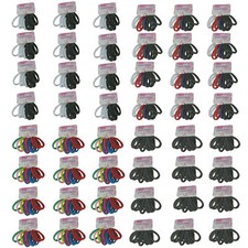 120 Elastic Hair Ties Elastic Bands Ropes Ring Scrunchies with Glitter