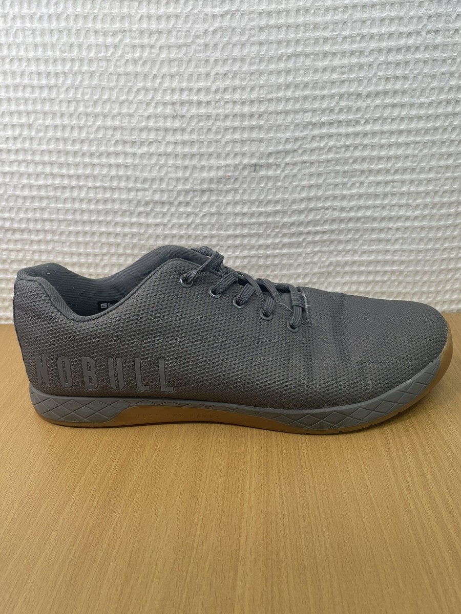 Nobull SF Trainer Low Shoes SuperFabric Gray Gum Mens Size  display picture 1
