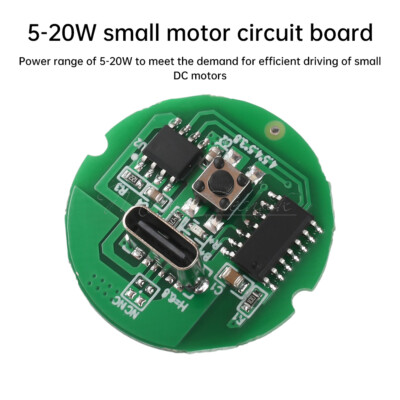 DC Motor Driver Board 5-20W Small Motor Circuit Board for Electric Drill Type-C