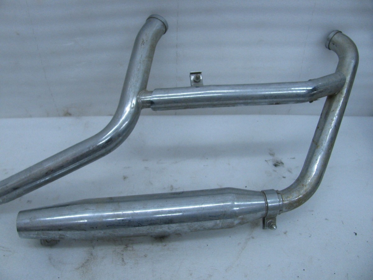original Harley Davidson Evolution exhaust header pipes & mufflers