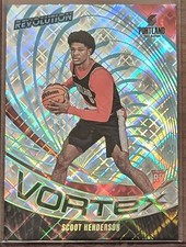 SCOOT HENDERSON 2023-24 Panini Revolution Rookie RC Vortex Cosmic /99 #9