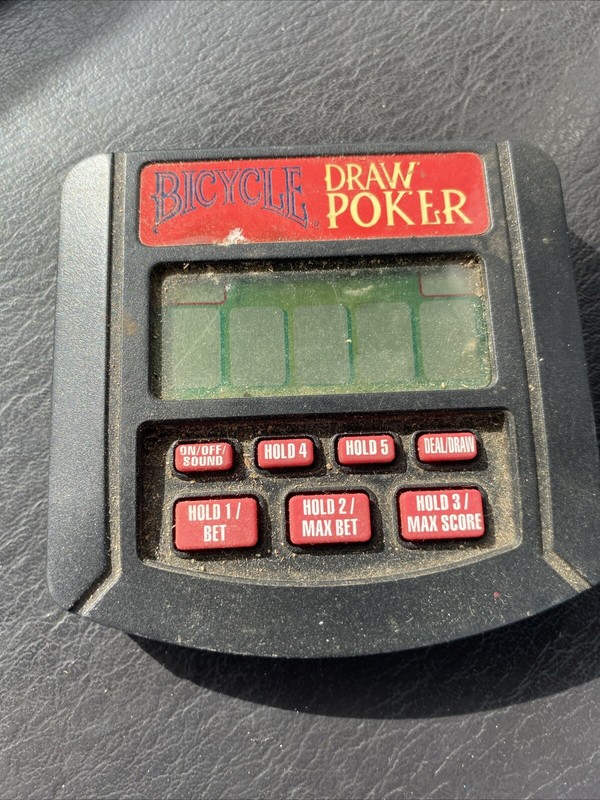 1994 Vintage Bicycle Draw POKER Electronic Game