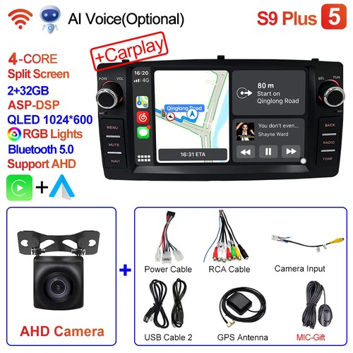 2din Android 12 Wireless CarPlay Android auto Car Radio Multimedia GPS Stereo 4G - Picture 11 of 49