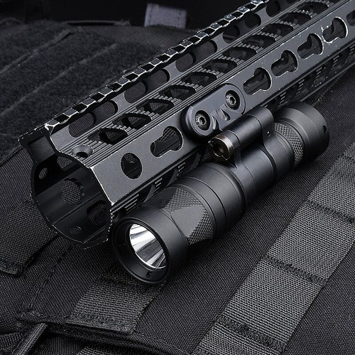 Tactical Flashlight M340W Metal Strobe With Picatinny/MLOK/Keymod Rail Base - Picture 3 of 12