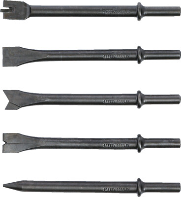 BGS 5x Drucklufthammer Meißel Druckluftmeißel Meißelhammer Druckluft Hammer 