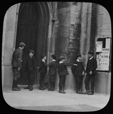 CHORISTER JIM NO11 PHOTO C1913 Magic Lantern Slide EDWARDIAN SOCIAL HISTORY
