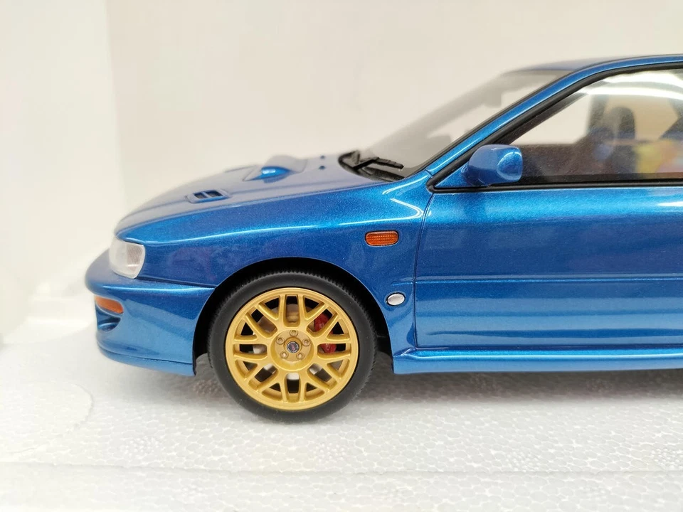 1/18 Kyosho Samurai Subaru Impreza 22B versión STi azul con caja KSR18033BL Foto 2 de 4