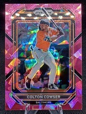 2023 Panini Prizm Colton Cowser Pink Ice Prizm #161