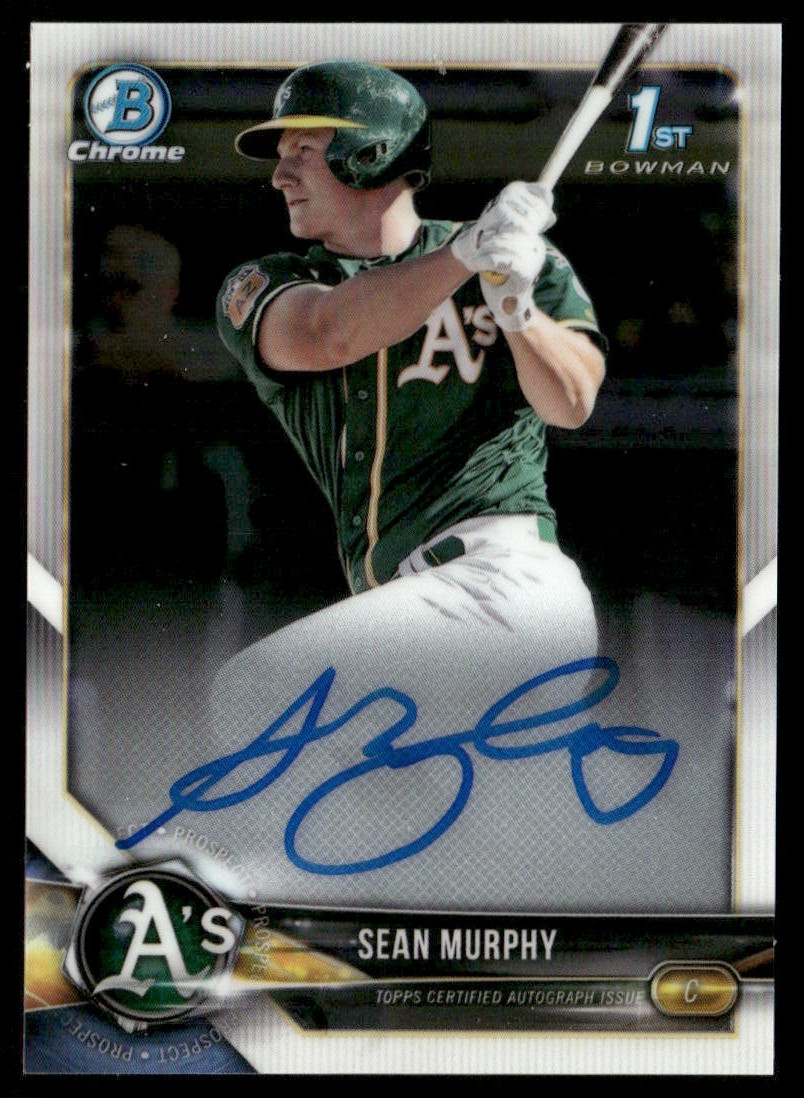 2018 Bowman Chrome Prospect Autographs #CPASMU Sean Murphy Auto Mint - FREE SHIP