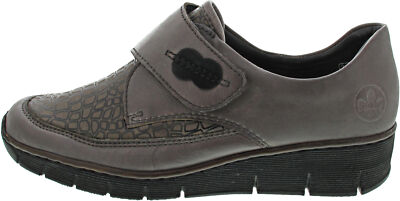 Rieker Damen Slipper grau