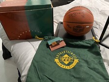 Kobe Bryant Signed NBA Official Back 2 Back Game Ball Autographed Upper Deck UDA