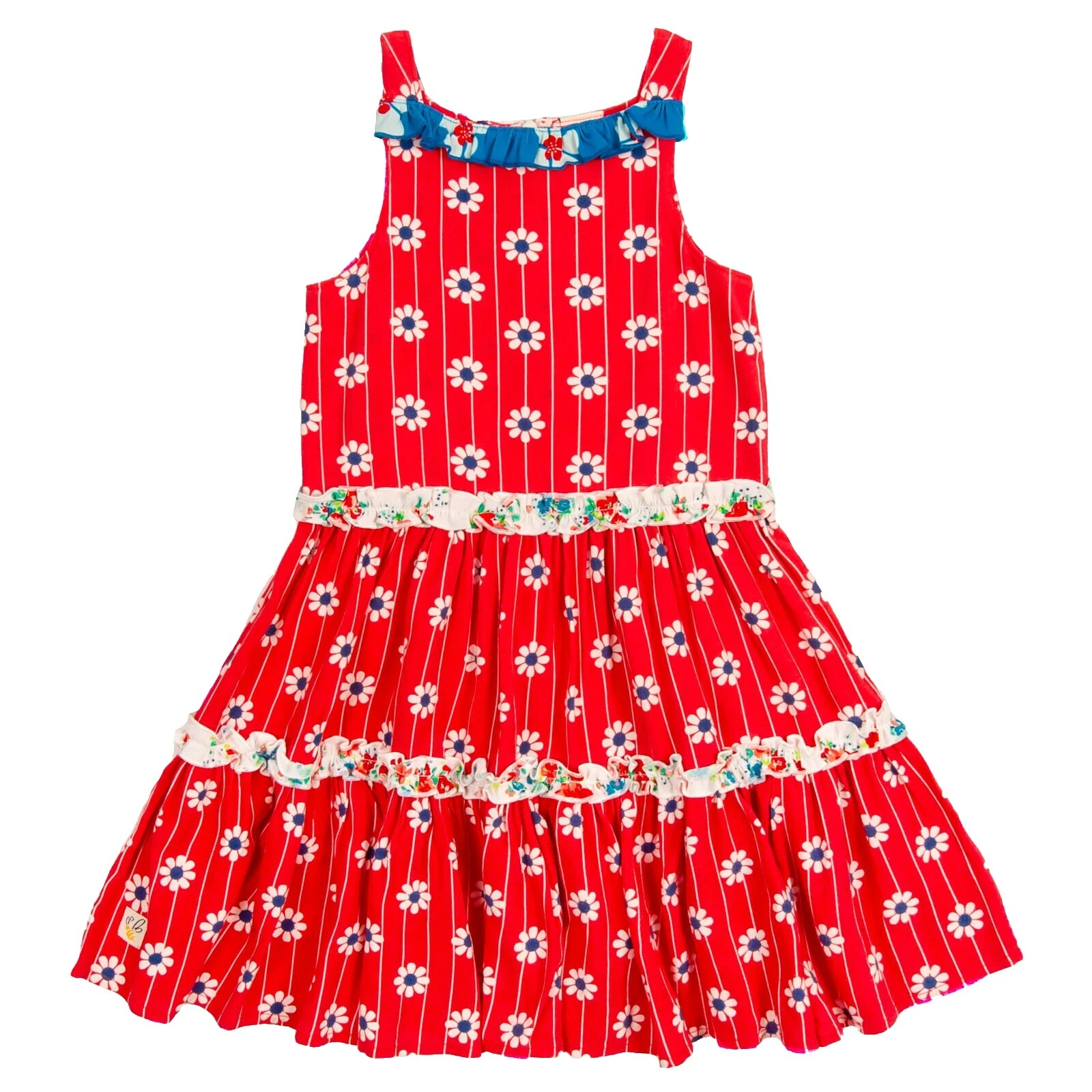 Daisy vestidos de Mezcla de Algodón para Niñas