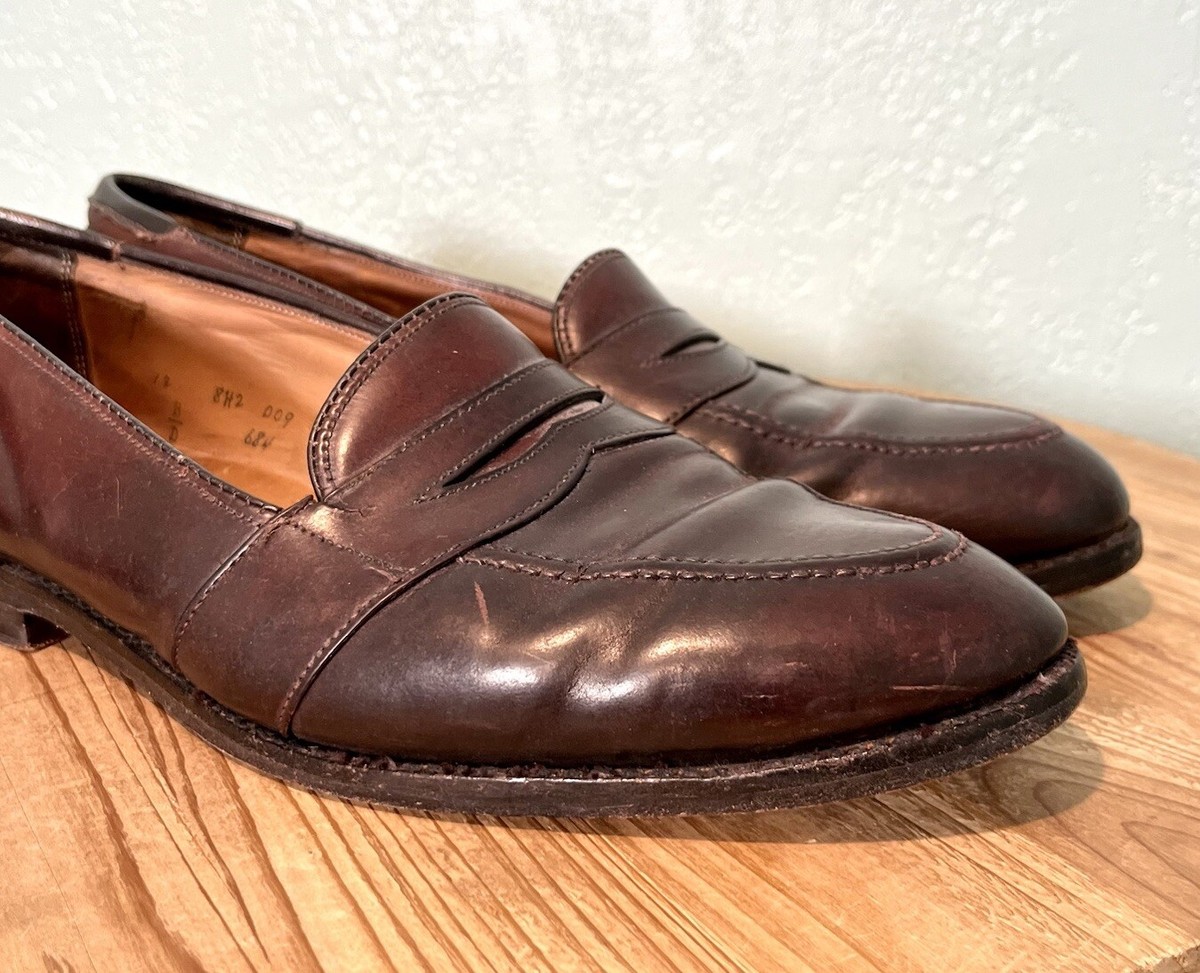 マロン6.7.8.10 Alden Unlined Leisure Hand Sewn Brown Chromexcel #17831F | Alden